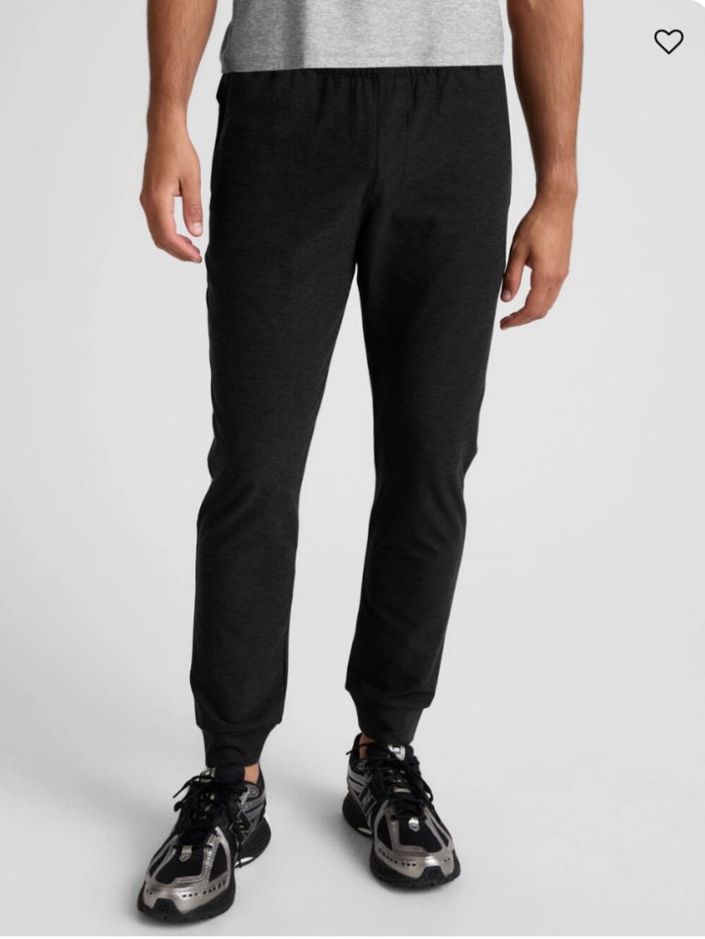 Beyond Yoga | Black Spacedye Joggers